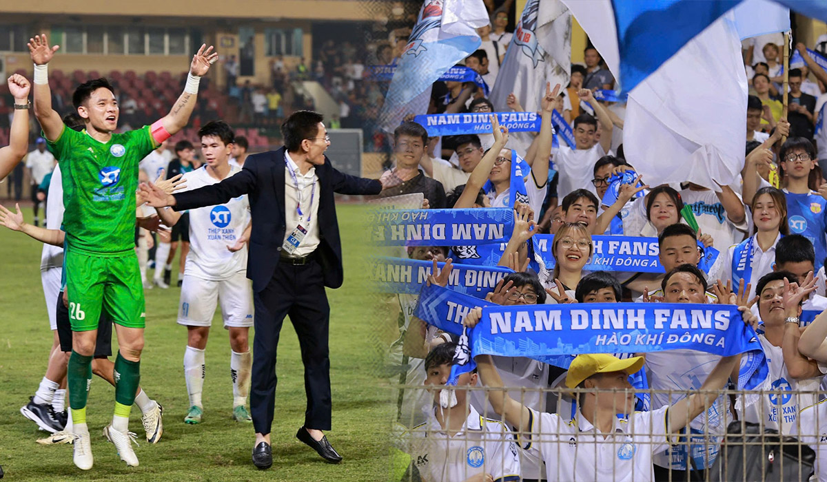 Chạm một tay vào chức vô địch V.League, CLB Nam Định có hành động khiến NHM ngỡ ngàng