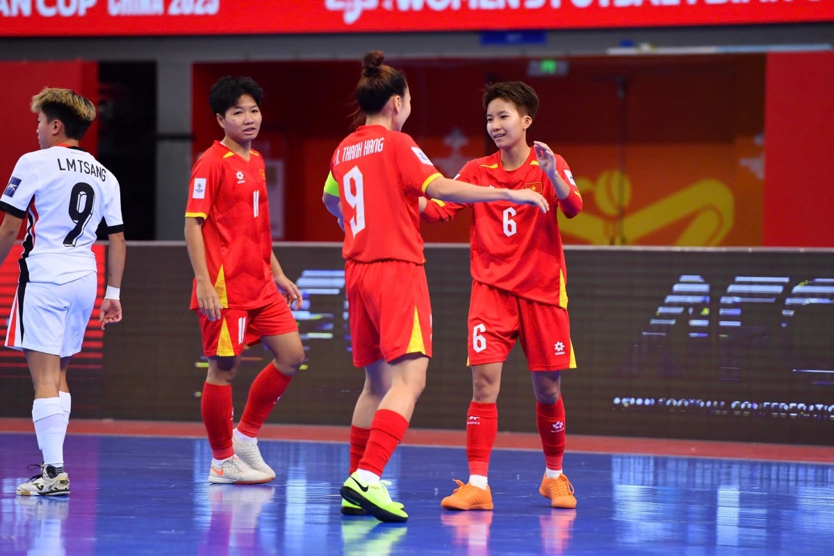Bảng xếp hạng VCK futsal nữ châu Á 2025: ĐT Việt Nam chiếm ngôi đầu, Indonesia nhận trái đắng