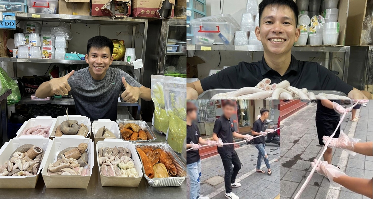 TikToker Thế Lòng Se Điếu nói gì giữa ồn ào quảng cáo lòng lợn dài 40m? Thái độ gây tranh cãi