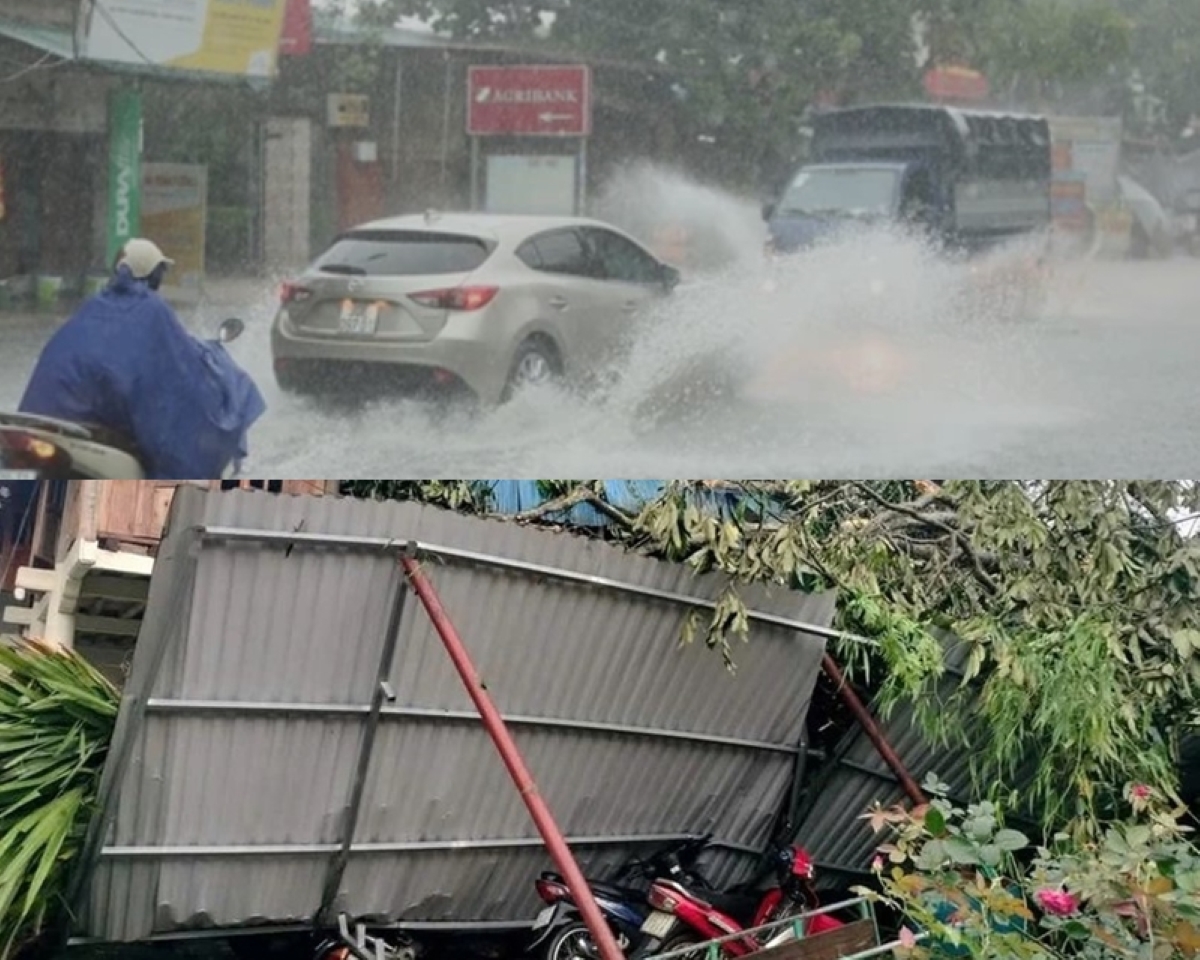 Nóng: Mưa lớn khiến nhiều khu dân cư ngập úng, một người bị mất tích nghi do nước cuốn trôi