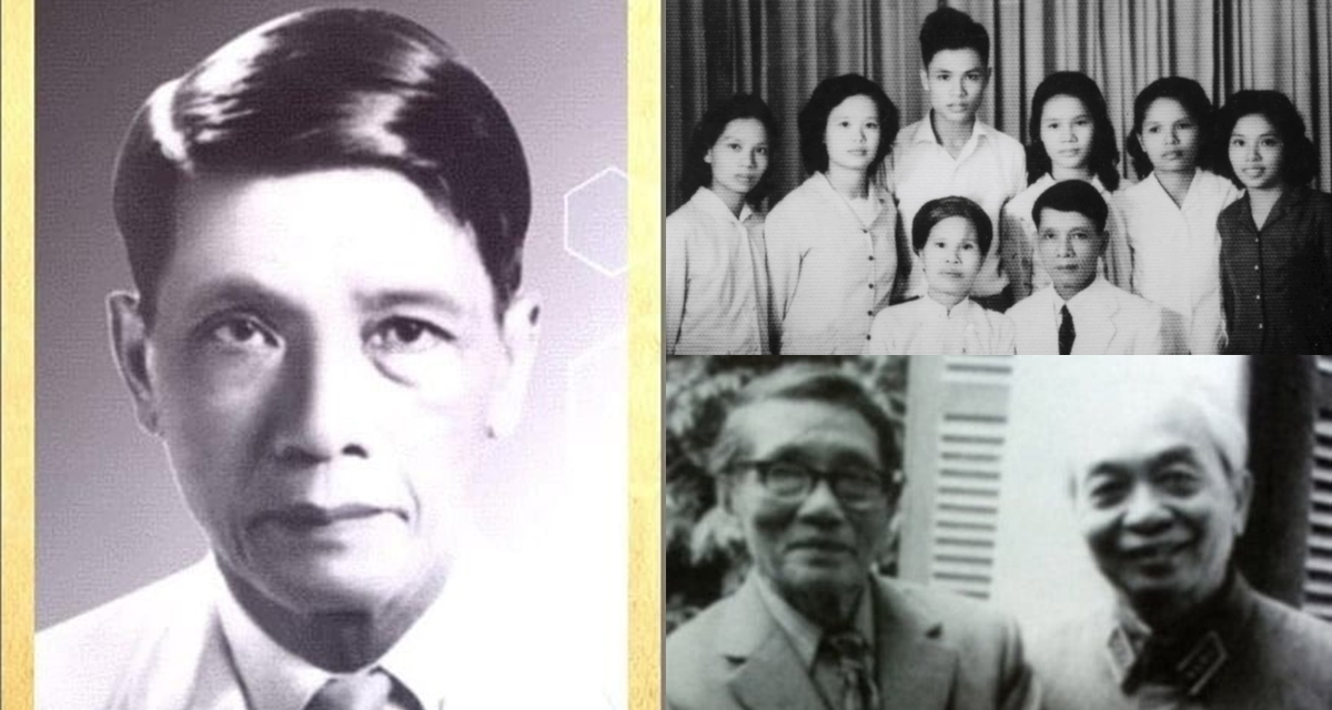 Nhà văn duy nhất của Việt Nam mang hàm Giáo sư, làm bố vợ của 3 vị tướng lừng danh lịch sử