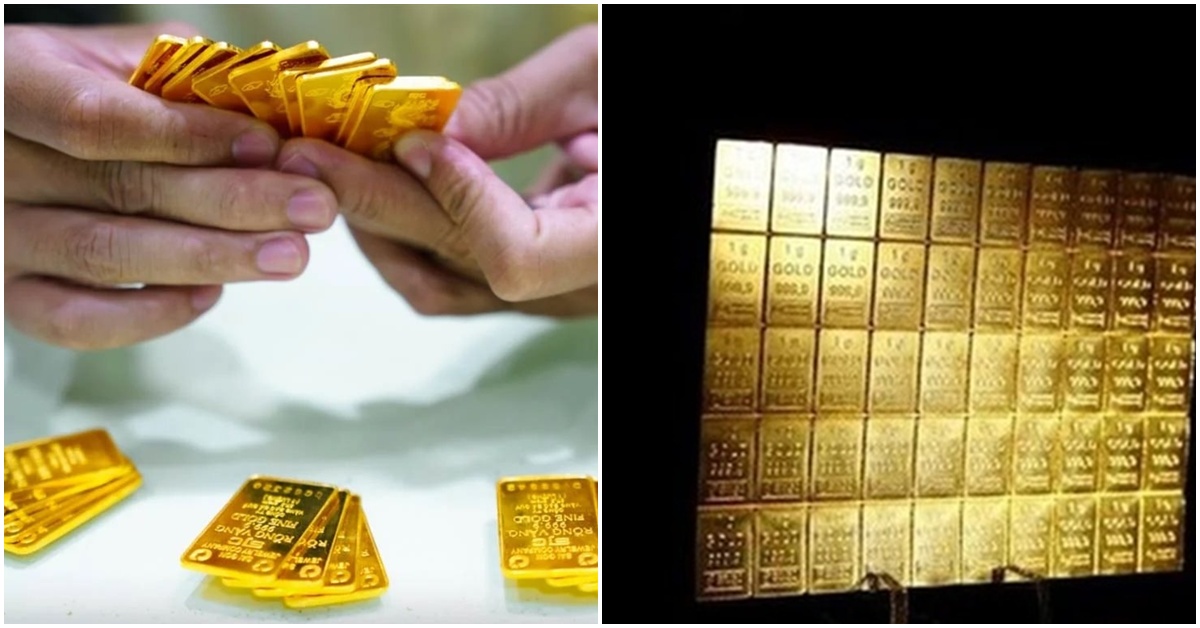 Tối 14/5, giá vàng ‘lao dốc không phanh’ xuống mức thấp nhất trong hơn 1 tháng qua