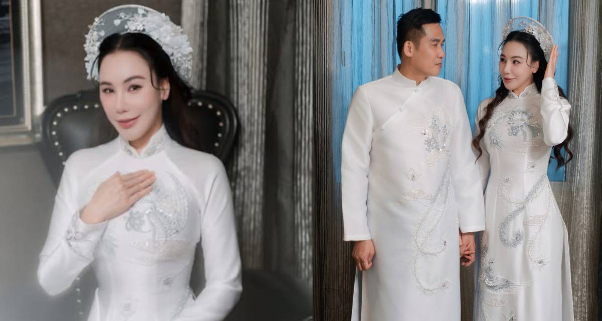 Cô dâu Hồ Quỳnh Hương lộ diện, khoe nhan sắc chồng doanh nhân và hé lộ thực đơn đặc biệt đãi khách