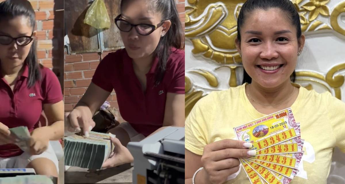 \'Vét sạch ví\' lấy 30.000 đồng mua vé số, đôi vợ chồng được \'ông bà độ\' trúng ngay độc đắc đổi đời