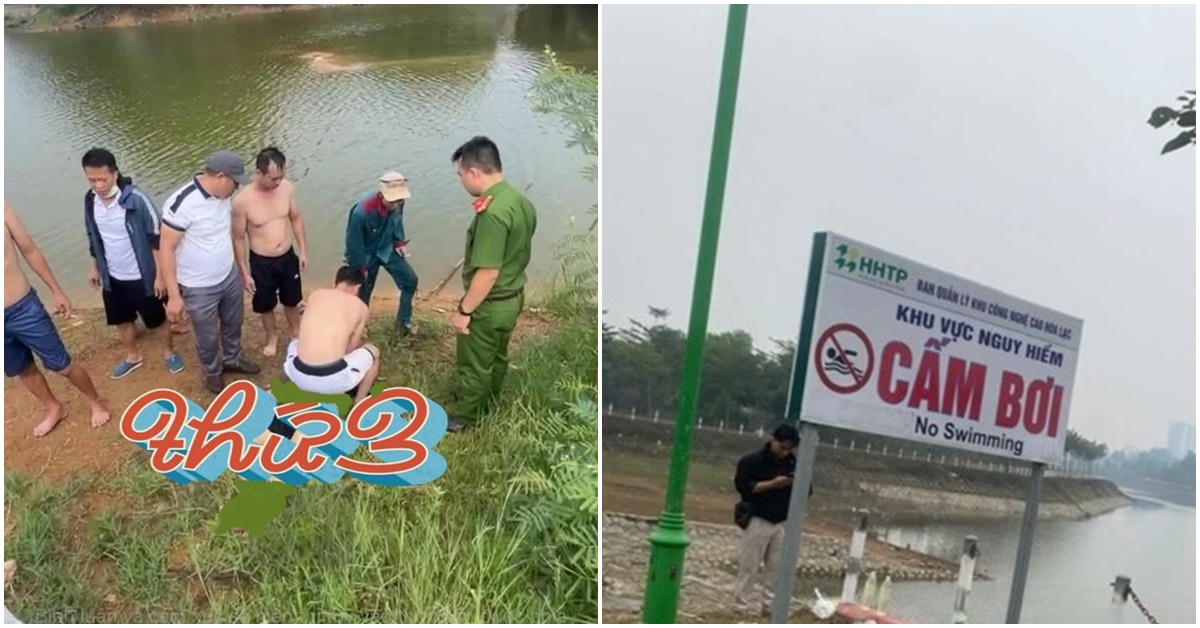 Xôn xao hiện trường 3 sinh viên 1 trường đại học lớn rủ nhau tắm ở khu vực cấm khiến 2 người tử vong