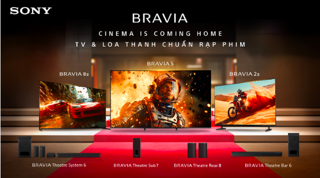 Sony ra mắt dòng TV BRAVIA 2025 với nhiều cải tiến và nâng cấp
