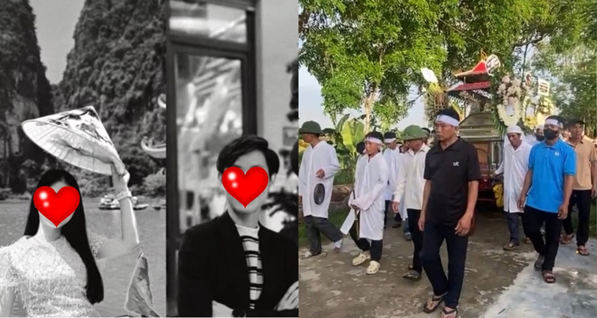 Gia đình tổ chức đám cưới đặc biệt cho cặp đôi đuối nước ở Cửa Lò, nghẹn ngào hình ảnh tang lễ