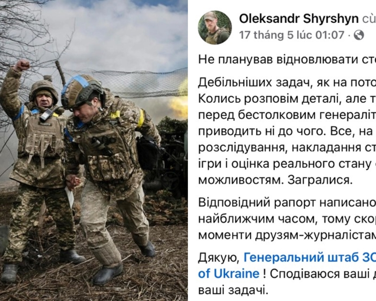 Giữa lúc xung đột với Nga đang căng, quân đội Ukraine xảy ra tranh cãi nội bộ rúng động MXH 