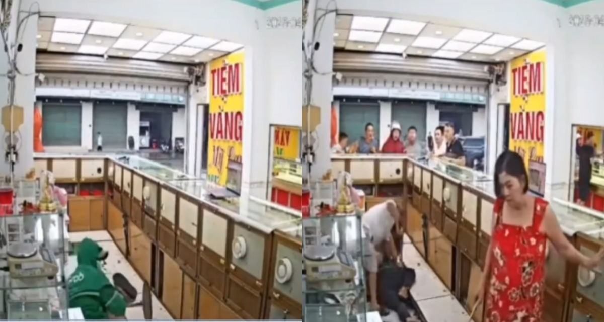 Clip cướp tiệm vàng ở Bình Dương gây xôn xao dư luận, cận cảnh màn vây bắt như trong phim
