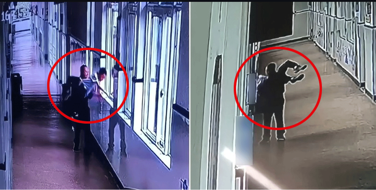 Dư luận phẫn nộ khi thấy cảnh thầy giáo tát, nhấc bổng rồi dọa ném học sinh từ cửa sổ tầng 3