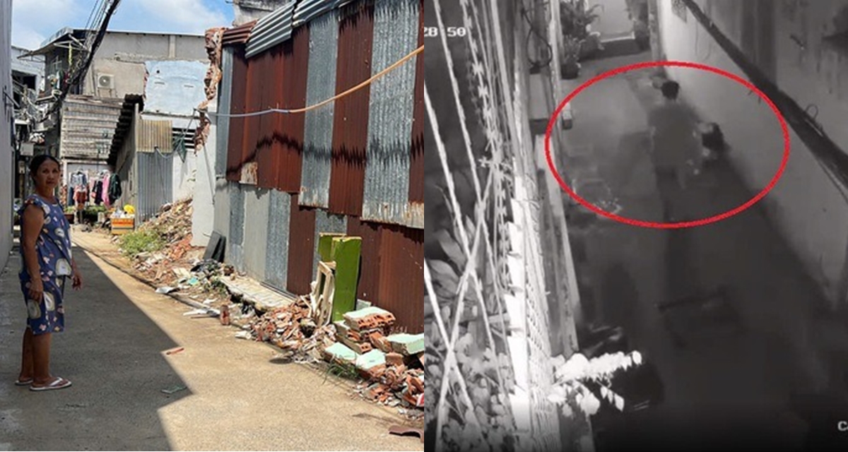 Hiện trường vụ con trai quấn thi thể mẹ trong chăn, vứt ngoài đường, camera ghi lại cảnh kinh hoàng