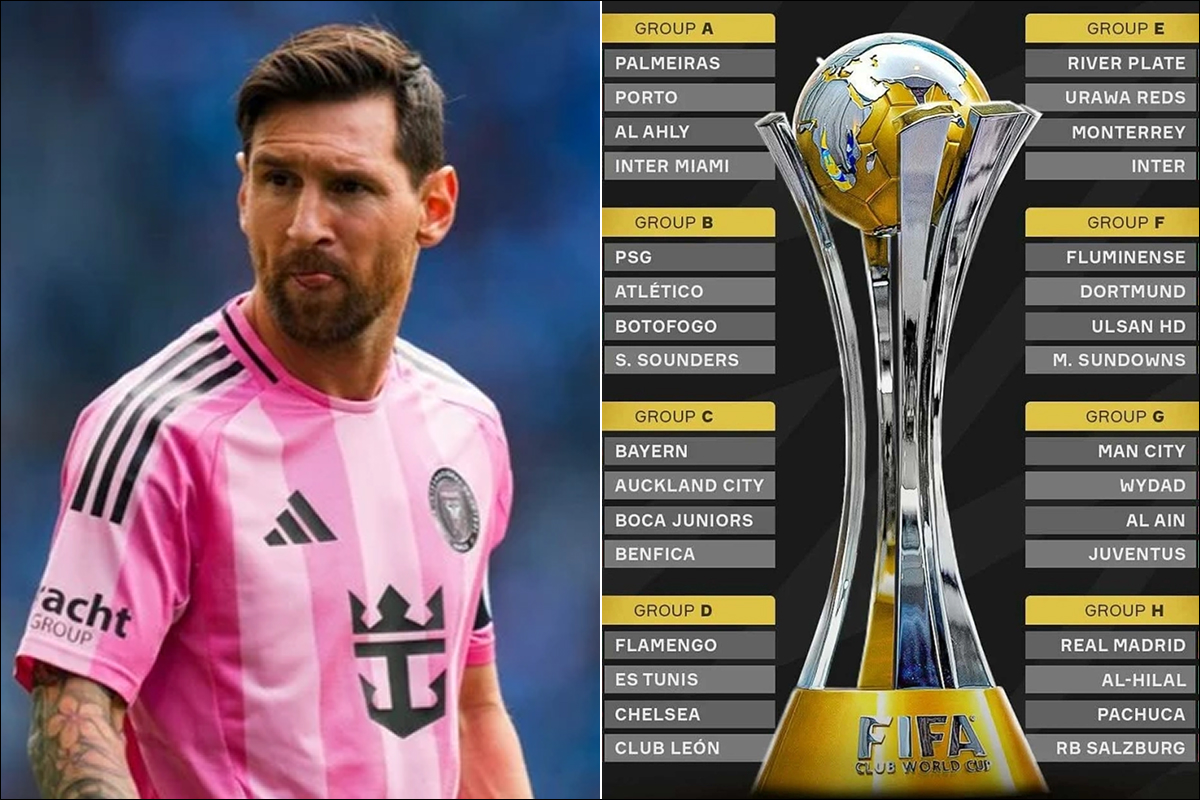 Lịch thi đấu bóng đá hôm nay 1/6: Messi lập kỷ lục ở Inter Miami; FIFA Club World Cup có biến?