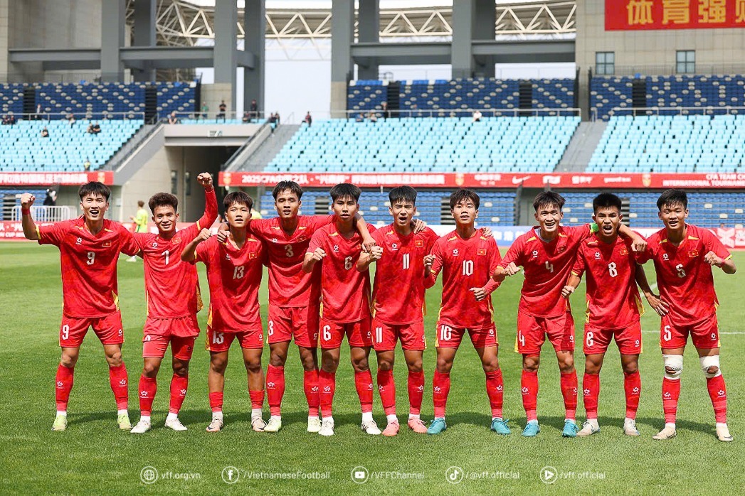 Kết quả bóng đá CFA Team China 2025: U16 Việt Nam quật ngã ông lớn châu Á, áp sát chủ nhà Trung Quốc