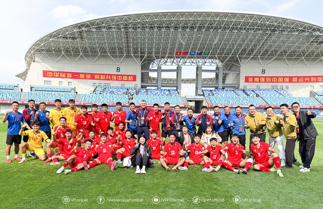 Bảng xếp hạng CFA Team China 2025 mới nhất: U16 Việt Nam gây bất ngờ lớn, Trung Quốc bị vượt mặt?