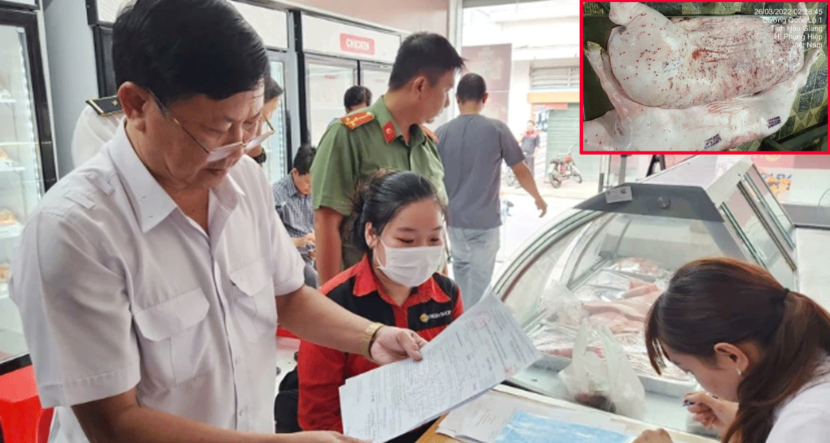 Vụ Công ty C.P bị tố bán thịt heo bệnh: Công bố loạt sai phạm sau quá trình kiểm tra các điểm bán