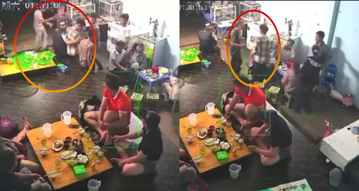 Camera ghi lại cảnh thiếu niên 2007 giết người ngay quán nhậu, hành động chớp nhoáng gây ngỡ ngàng