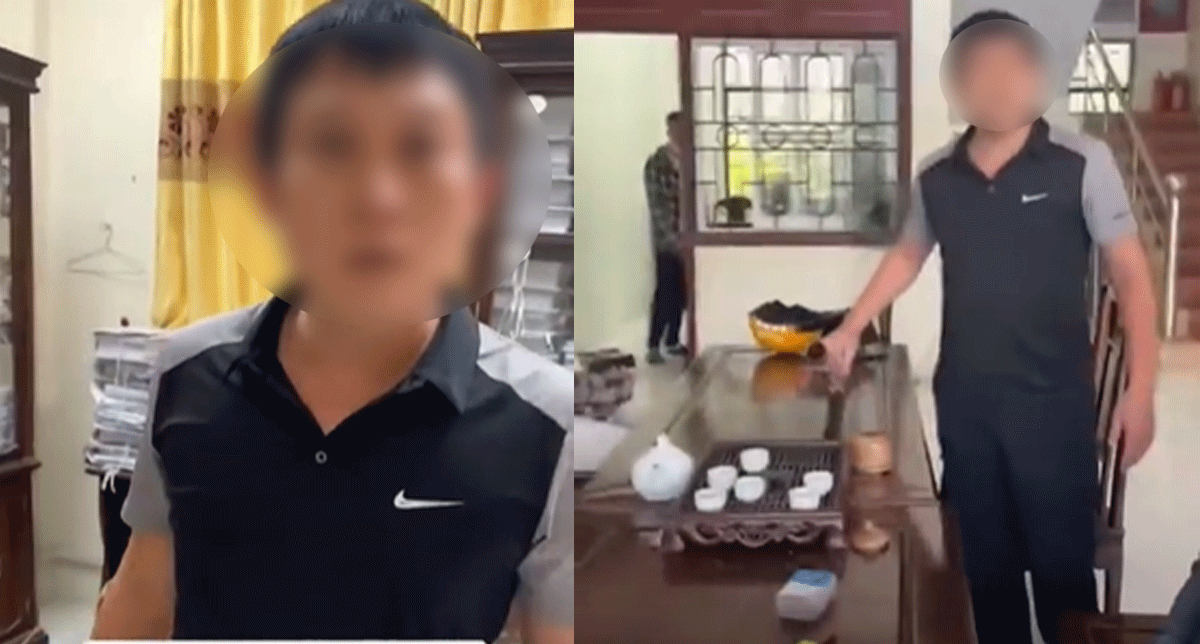 Netizen xôn xao vụ cán bộ đội thuế tay cầm điếu cày giọng điệu gay gắt, xưng ‘mày - tao’ với dân