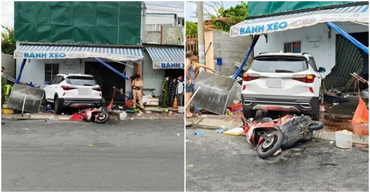 Kinh hoàng clip ô tô phóng như ‘tên bắn’ hất văng xe máy, lao vào nhà dân khiến 3 người thương vong