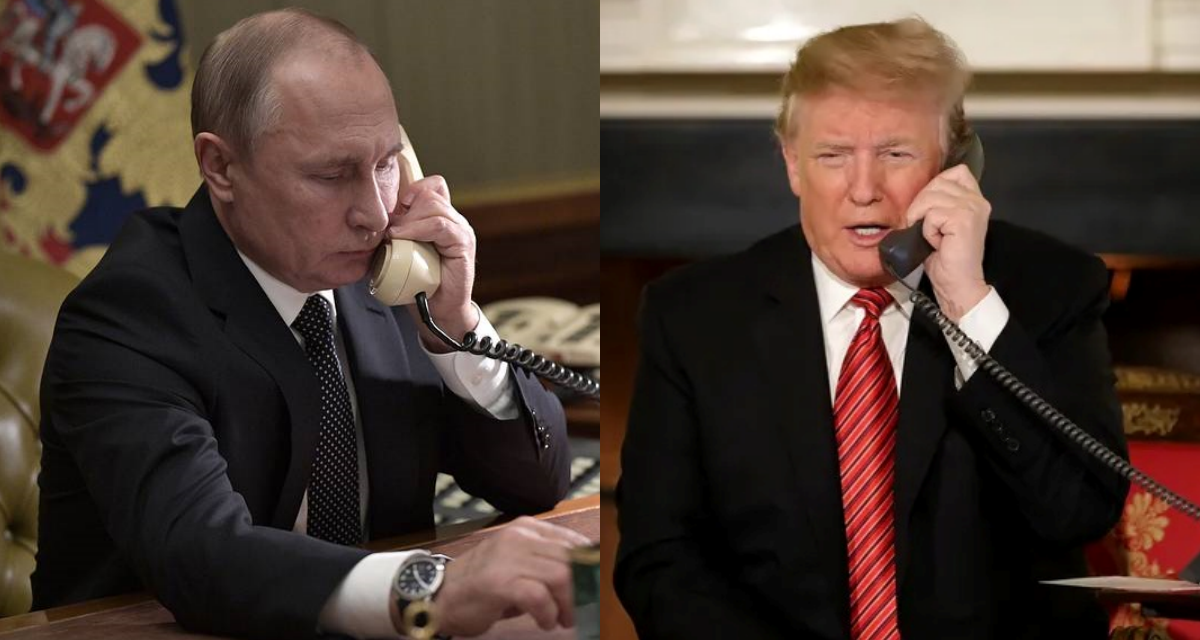 Tổng thống Putin tuyên bố nóng về Ukraine ngay trong cuộc điện đàm gần 1 tiếng với ông Trump
