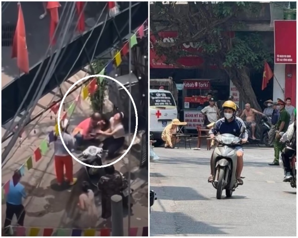 Vụ cháu bé 5 tuổi bị xe tải cán ở Vĩnh Hưng, Hà Nội: Xót xa hình ảnh người bố ôm con khóc nức nở 