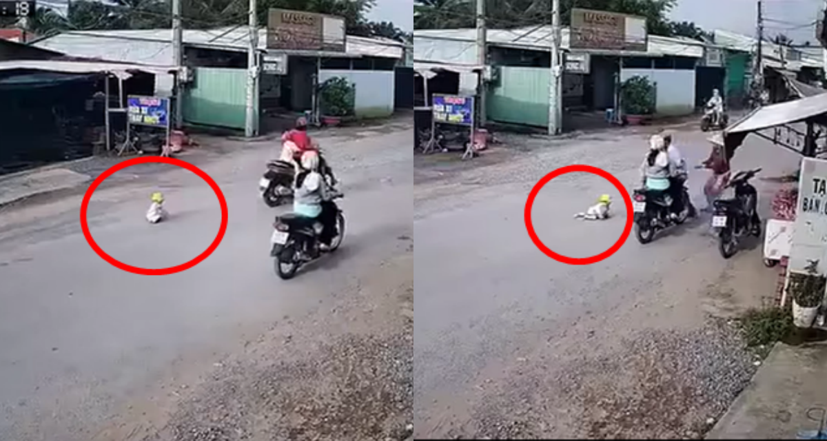 Đã tìm ra người mẹ thả con 18 tháng bò giữa đường, phẫn nộ lý do hành động nhẫn tâm
