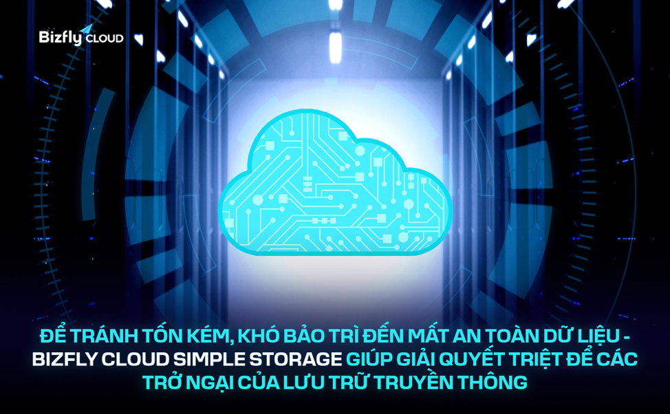 Tránh tốn kém, khó bảo trì, mất an toàn dữ liệu với Bizfly Cloud Simple Storage