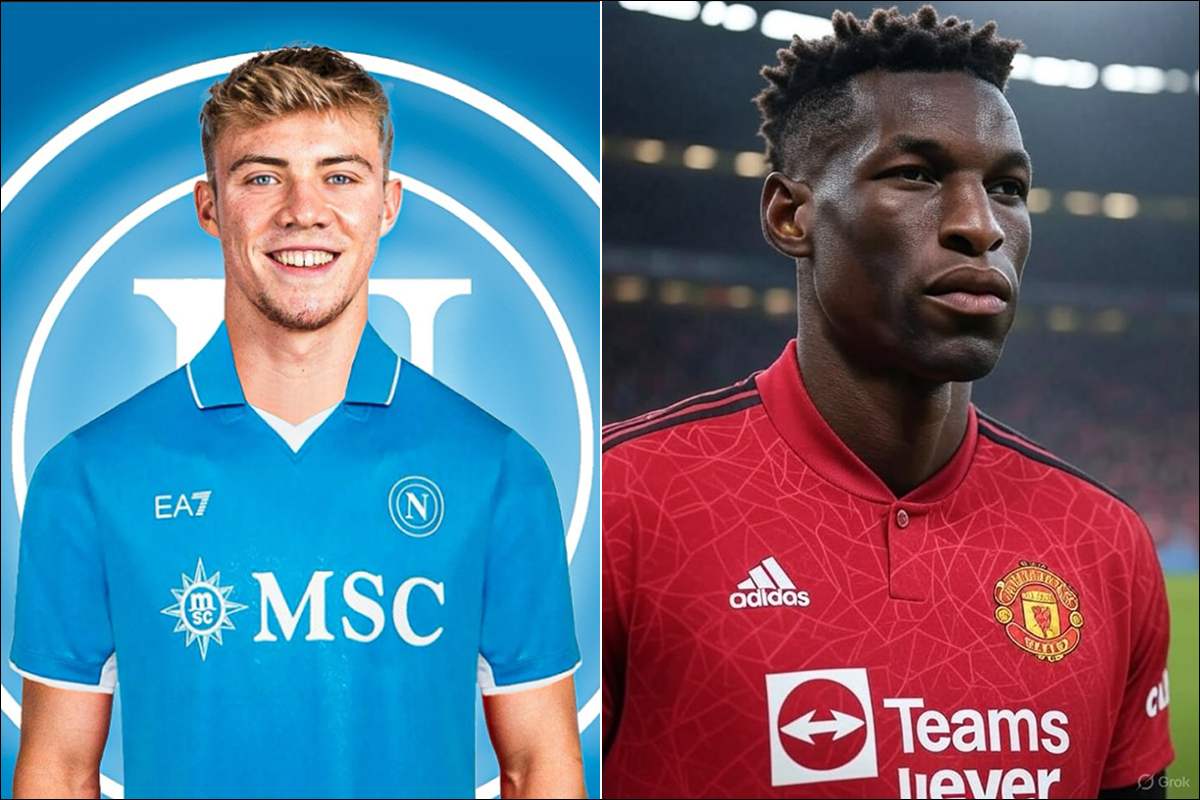 Hojlund trên đường ra mắt Napoli, Manchester United lập tức chiêu mộ Nicolas Jackson với giá khó tin