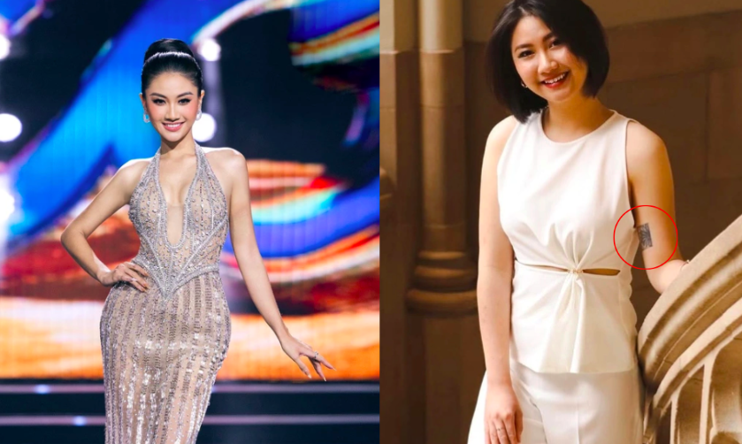 Tranh cãi trái chiều của khán giả khi chứng kiến hình xăm \'khủng\' của Phương Linh - Hoa hậu Hoàn vũ Việt Nam