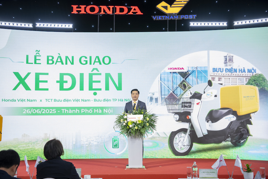 Honda Việt Nam và Bưu điện Việt Nam đẩy mạnh hợp tác chiến lược, mở rộng triển khai Dự án sử dụng xe điện giao hàng