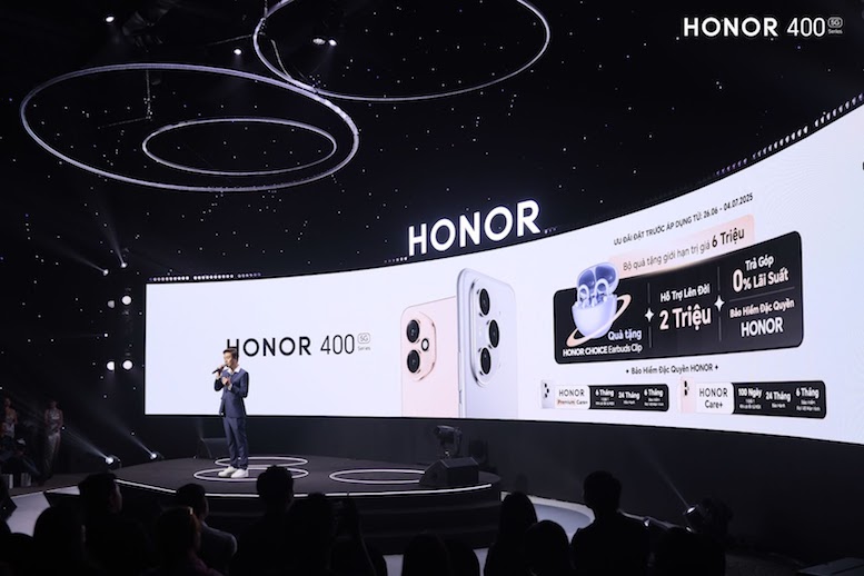 HONOR ra mắt HONOR 400 Series với camera 200MP tích hợp AI \'đỉnh nóc kịch trần\'