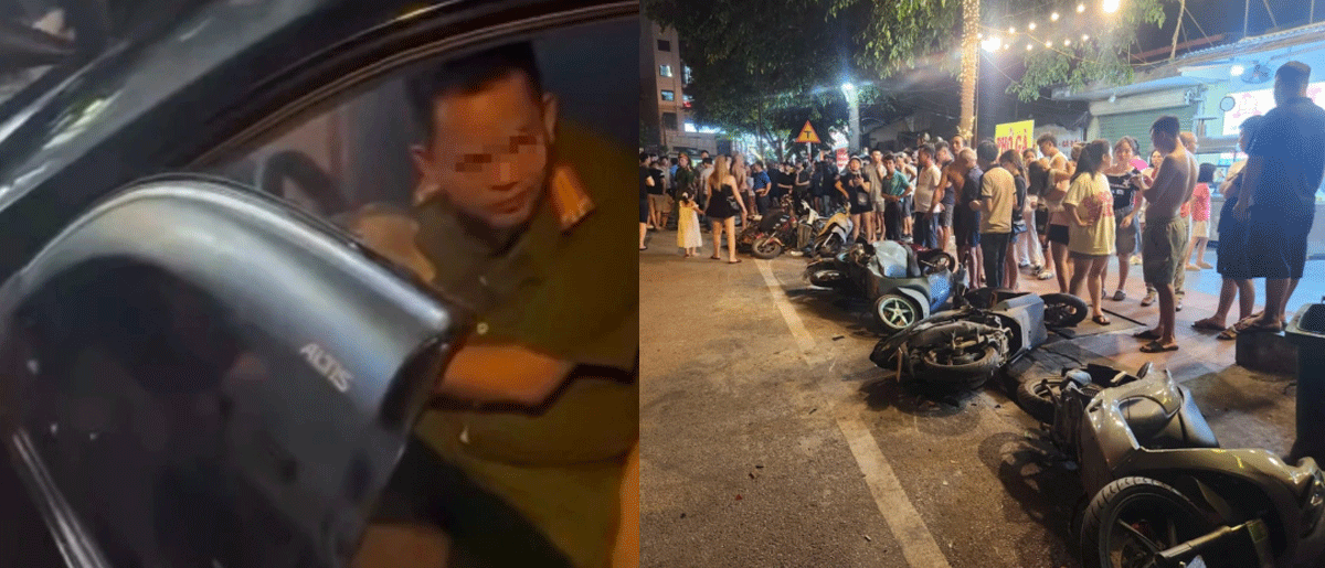Vụ ô tô tông 10 xe máy ở Bắc Ninh: Trung tá say xỉn lái xe gây tai nạn nhận cái kết đắng