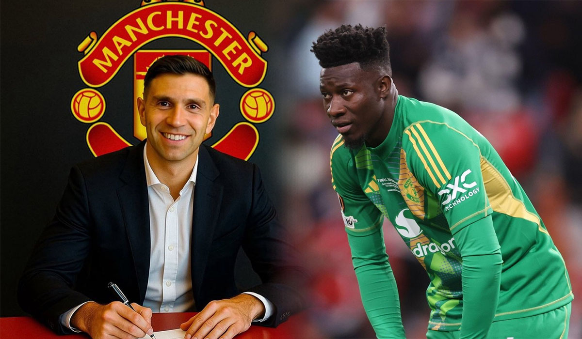Andre Onana trên đường rời Man United, Sir Jim Ratcliffe đón Dibu Martinez cập bến Old Trafford?