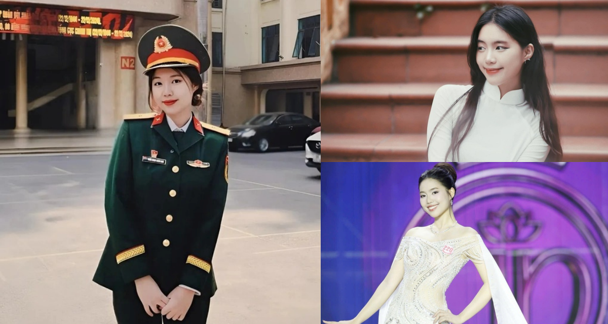 Nữ quân nhân đầu tiên là Á hậu 1 Hoa hậu Việt Nam, sở hữu thân thế khủng như \'bước ra từ ngôn tình\'
