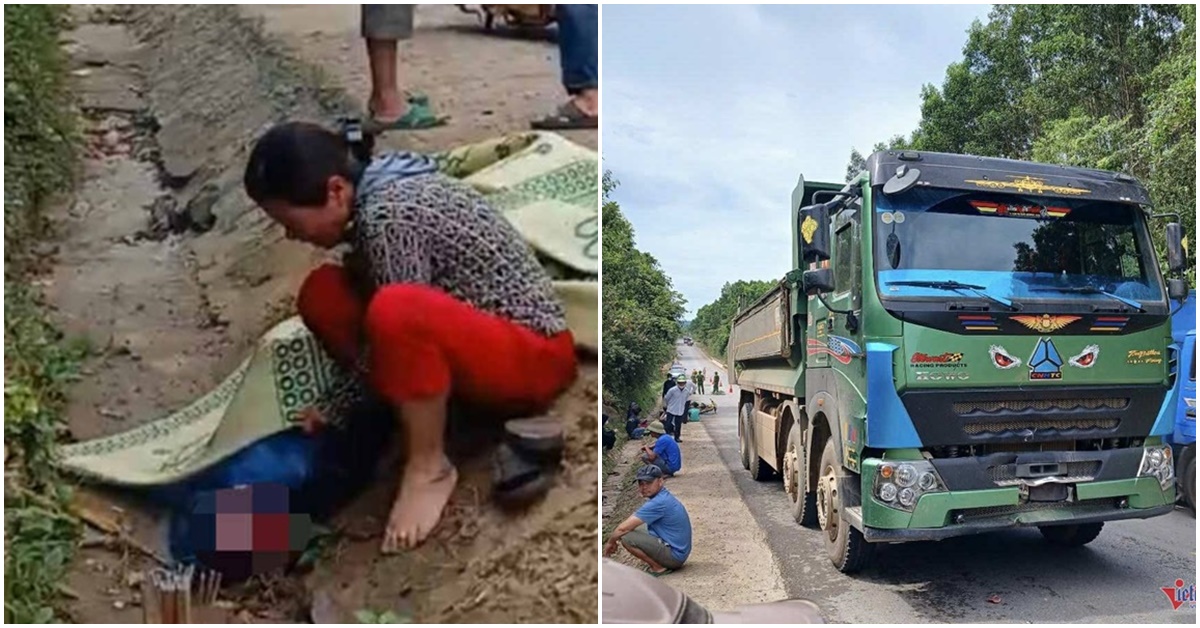 Cú tông trời giáng của xe tải với xe máy khiến 1 người tử vong, hiện trường khiến nhiều người ám ảnh