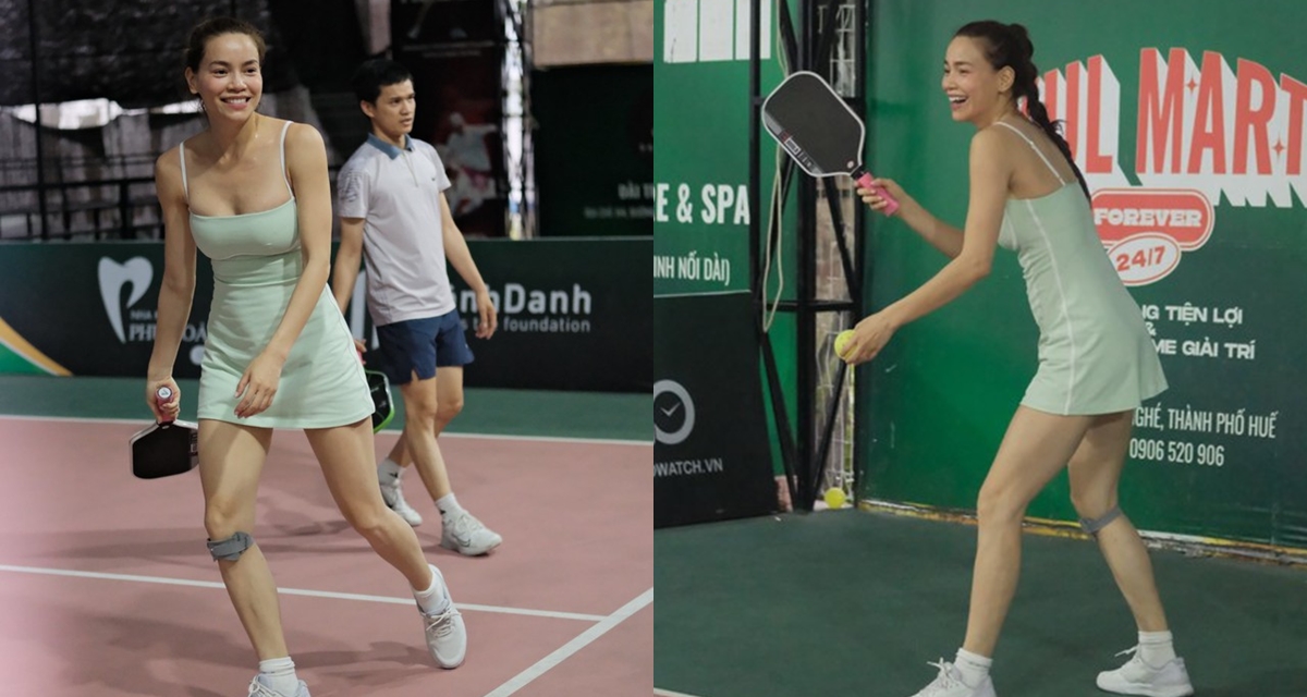 Hồ Ngọc Hà mặc váy không thể ngắn hơn đi đánh pickleball, CĐM nhức mắt tưởng mới xuống khỏi giường