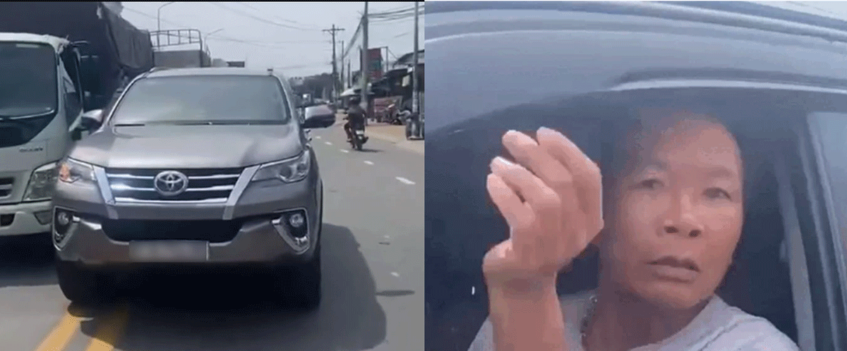 Lời khai khó chấp nhận của tài xế ô tô đi ngược chiều văng tục, đòi đánh người quay video ở TPHCM