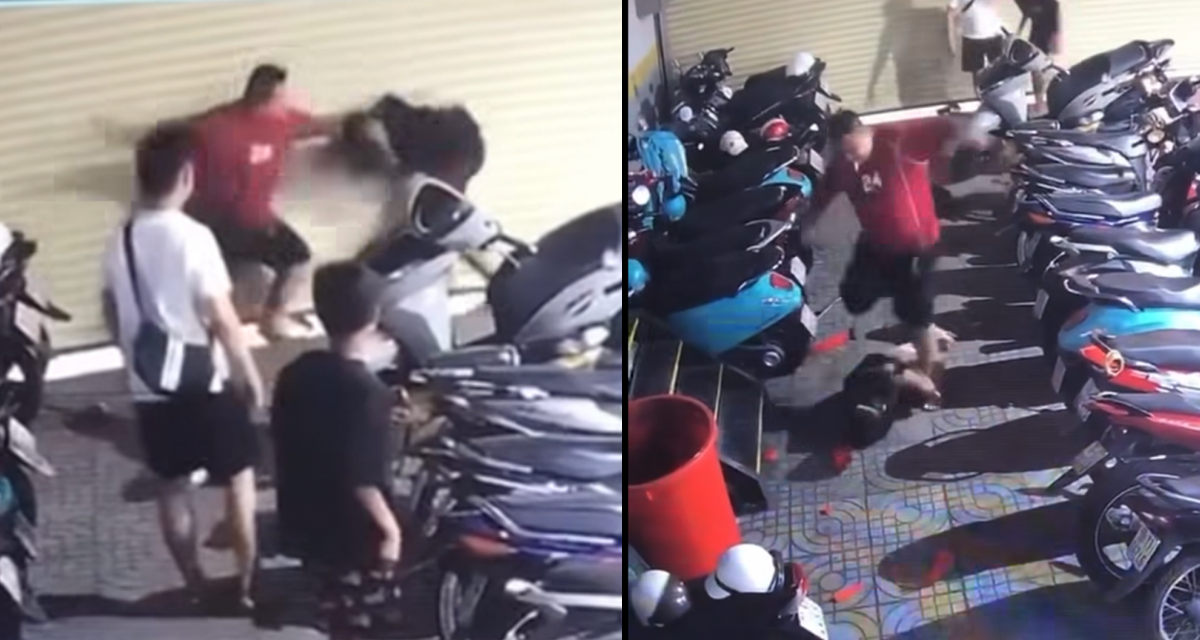 Clip người đàn ông áo đỏ hành hung dã man 2 thiếu niên: Công an vào cuộc