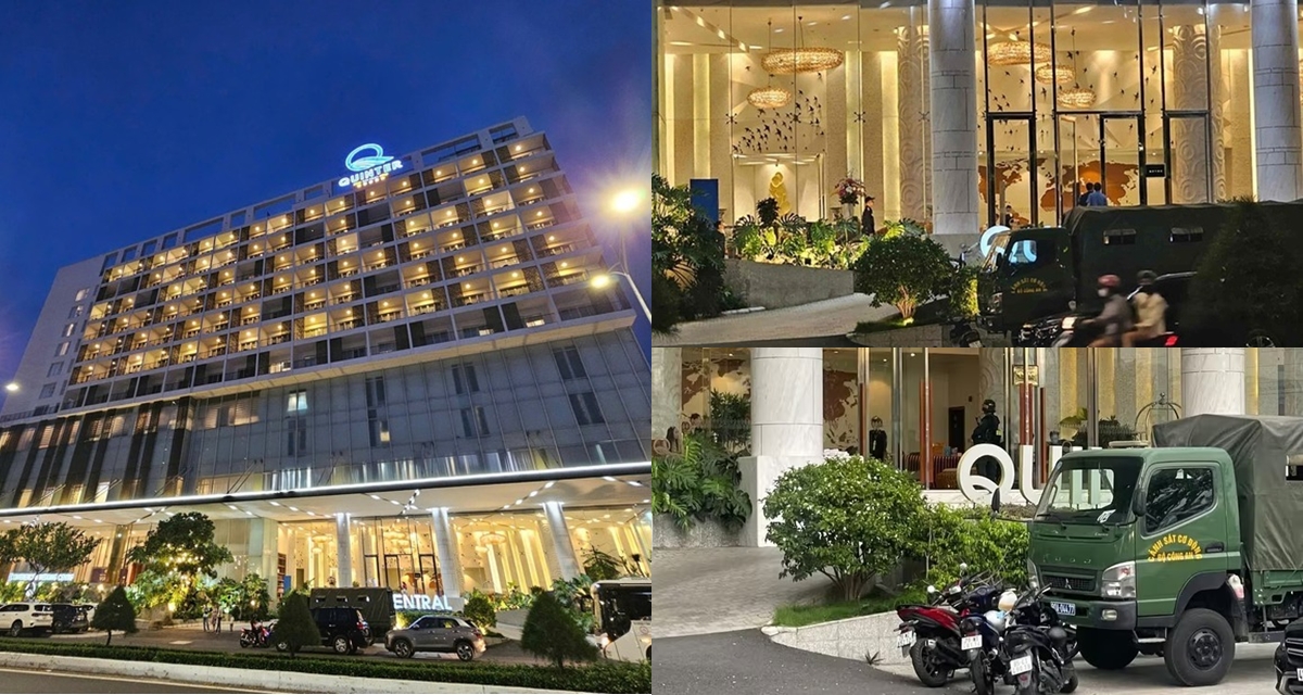 Hé lộ ‘thế lực’ đứng sau Quinter Central Nha Trang, lý do khách sạn 5 sao này bị Bộ công an khám xét