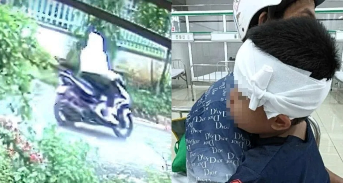 Hình ảnh người phụ nữ tông bé trai 5 tuổi rồi bỏ mặc ở hiện trường, phóng xe bỏ trốn, công an đang truy tìm
