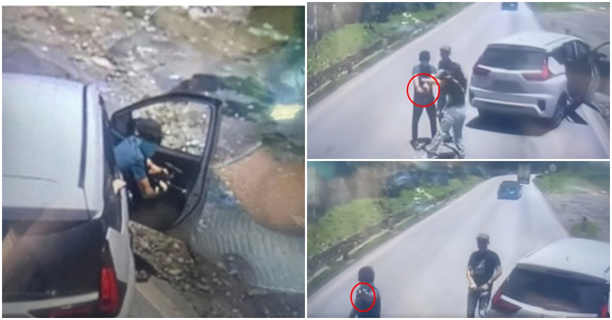 Rúng động clip ghi lại cảnh tài xế xe ô tô mang BKS Hải Phòng chặn đầu xe, rút vật nghi là súng đe dọa 1 tài xế khác