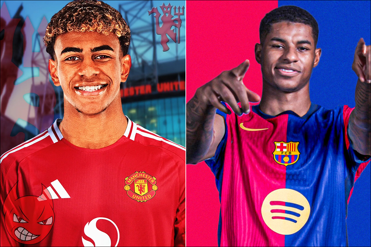 Lamine Yamal chính thức khoác áo Manchester United, Barca hoàn tất chiêu mộ Rashford trong 48h tới?