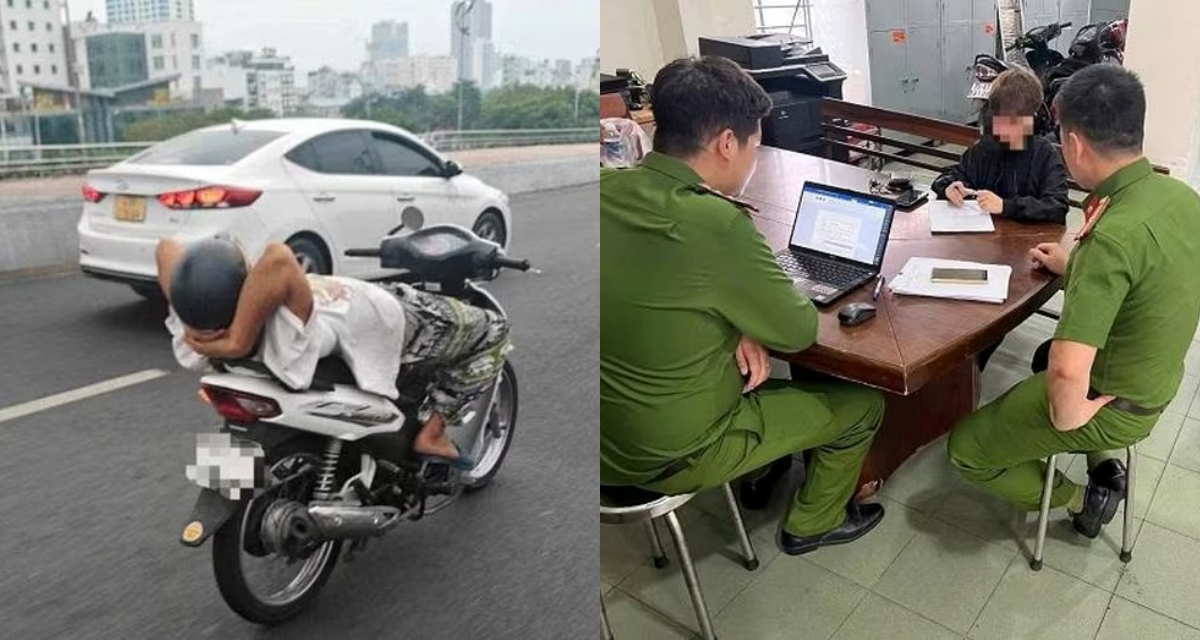 Nhân thân gây sốc của người đàn ông làm xiếc trên xe máy ở Đà Nẵng, từng 5 lần đi chữa tâm thần