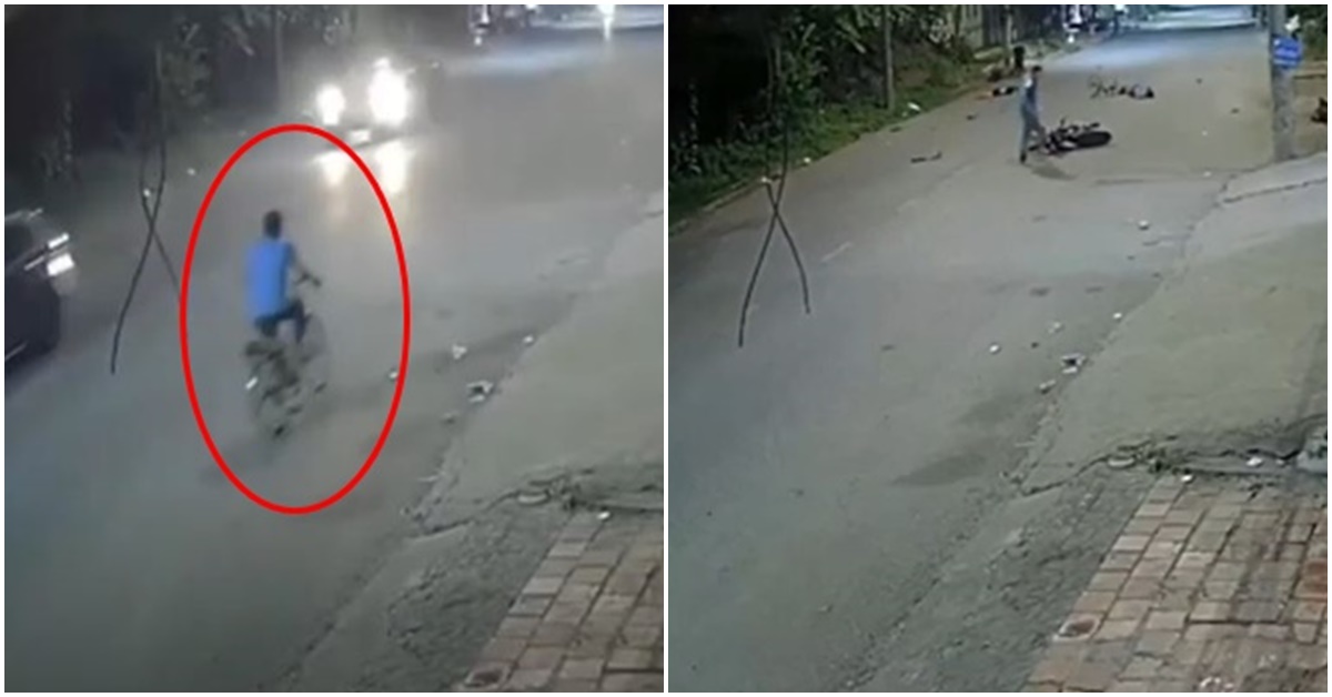 Kinh hoàng clip tai nạn liên hoàn sau va chạm xe đạp và xe máy khiến 2 người tử vong