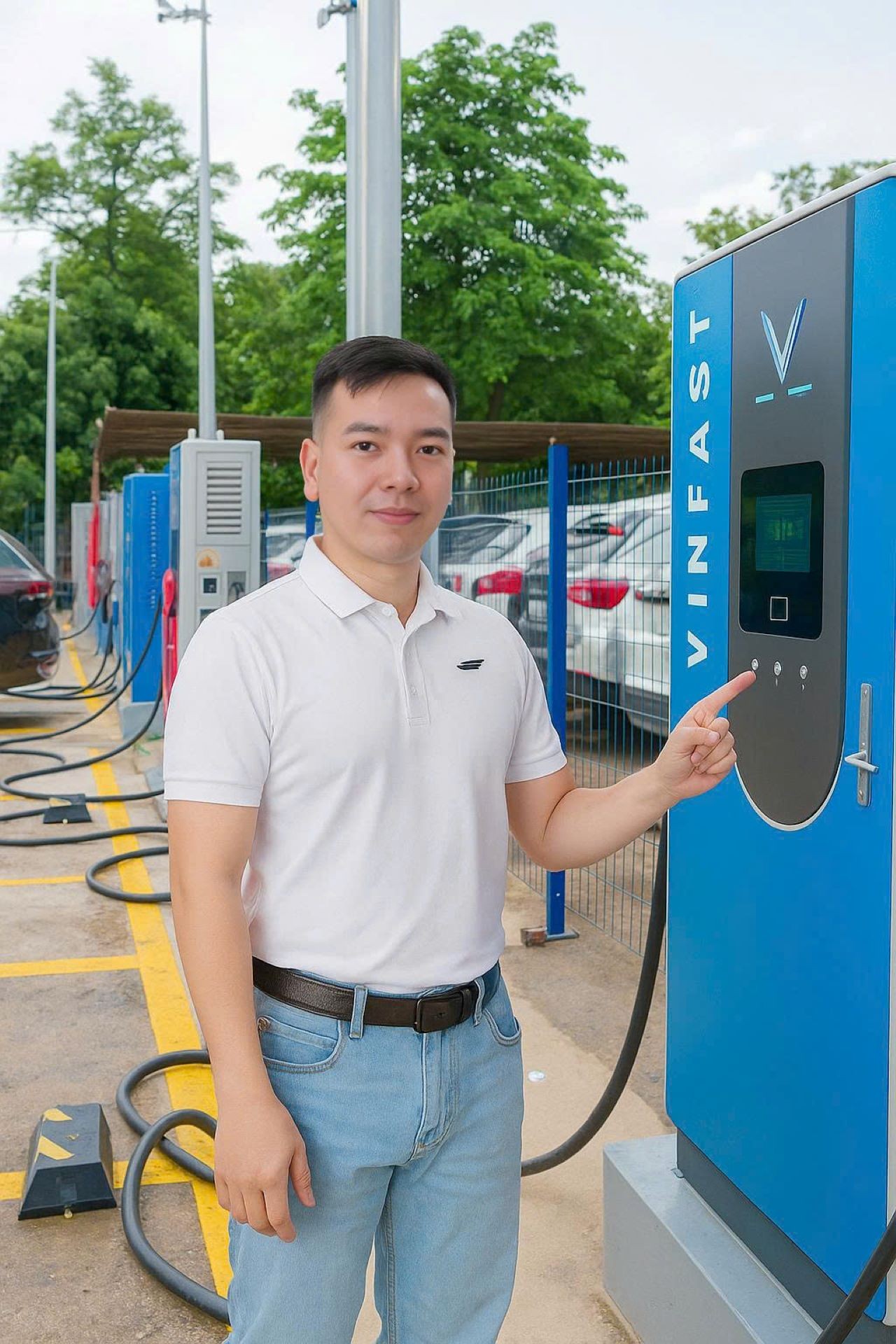 Bắt sóng xe điện sớm, chủ trạm sạc nhượng quyền chia sẻ cách đầu tư trăm tỷ “không lo lỗ” cùng V-Green ảnh 1