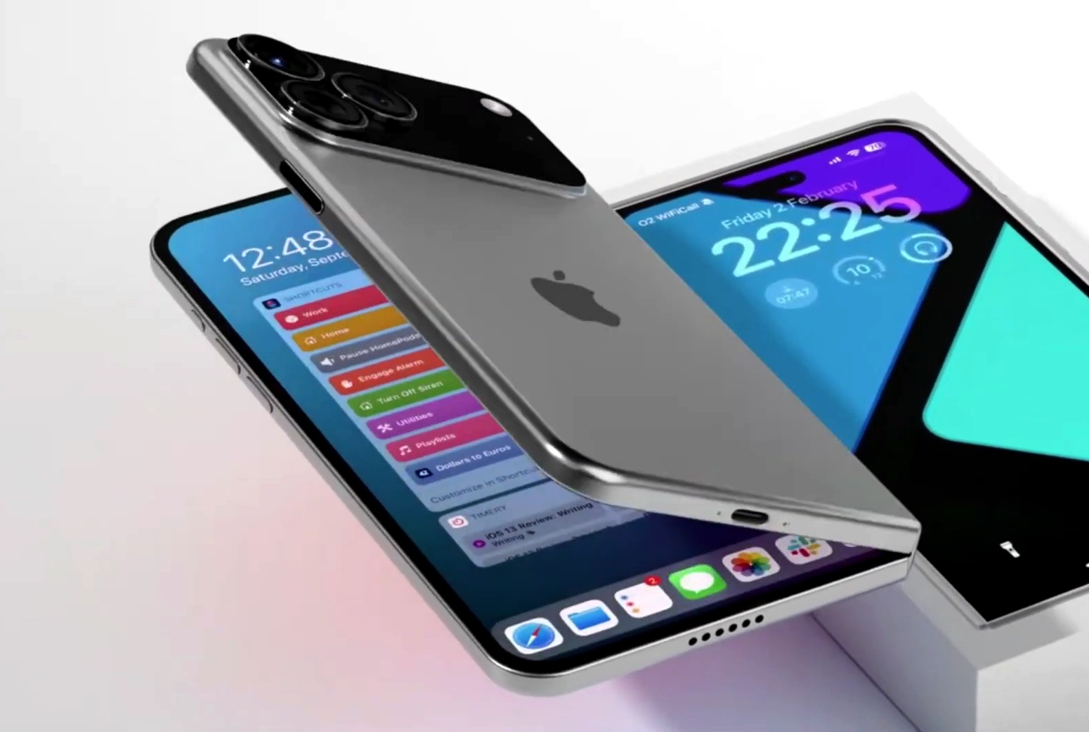 iPhone gập hé lộ thiết kế \