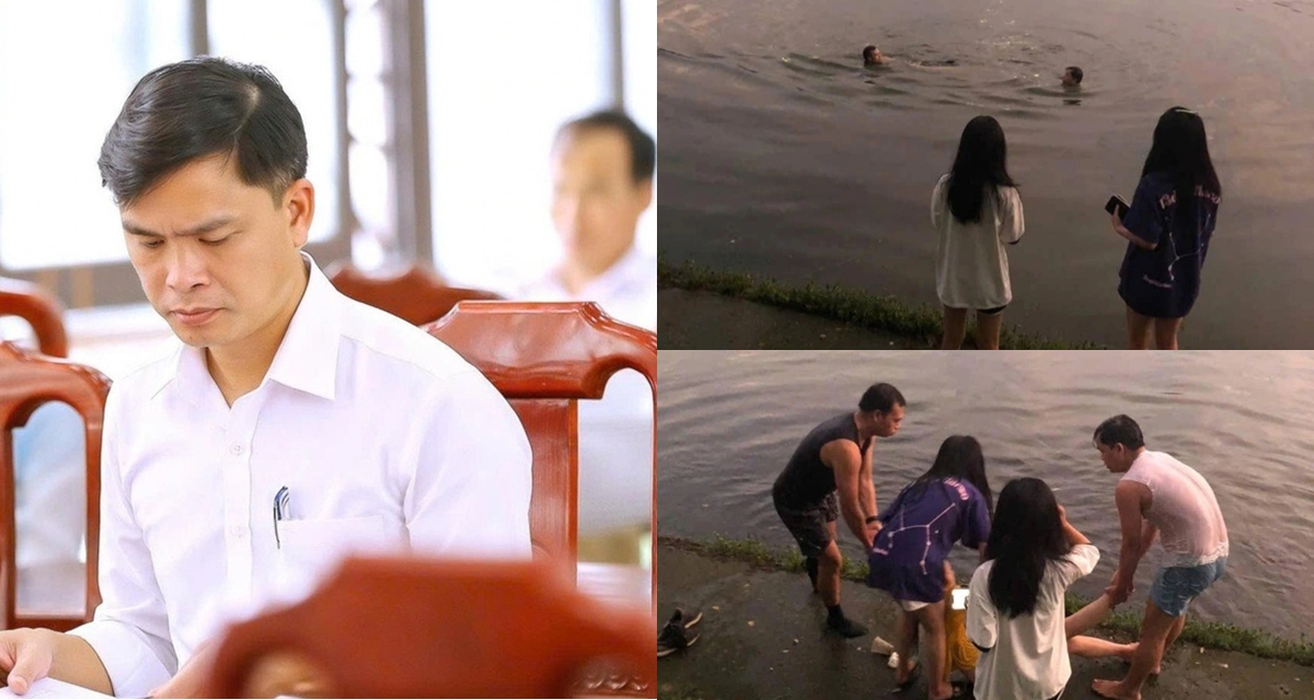 Cán bộ phường ở Bắc Ninh lao xuống hồ cứu cô gái lúc 5 giờ sáng, nạn nhân vừa lên bờ đã tuyên bố sốc