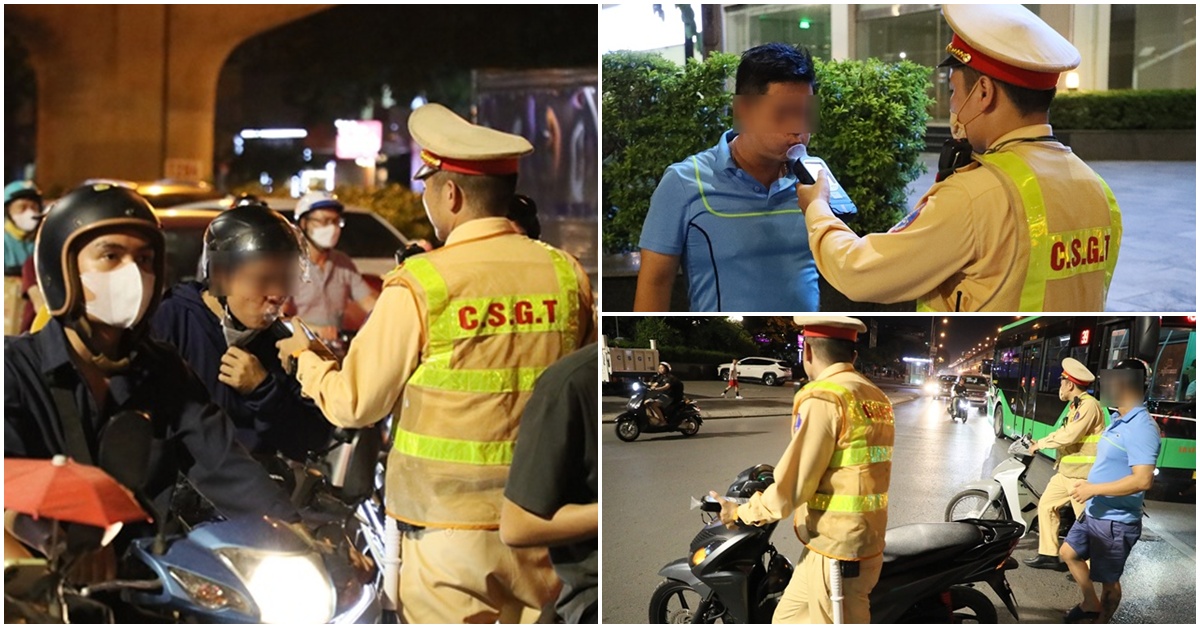 Nam tài xế ở Hà Nội vi phạm nồng độ cồn vì bị người yêu dọa 1 câu ‘xanh mặt’
