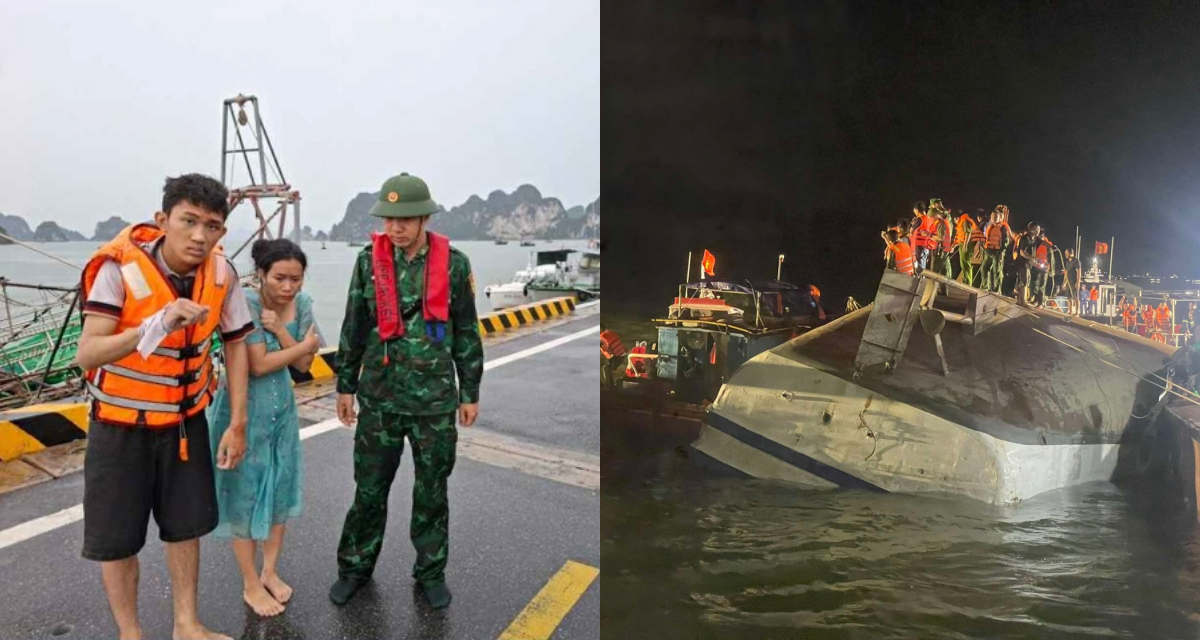 Cập nhật mới nhất vụ lật tàu Quảng Ninh: Số người còn sống đã tăng, vẫn nhiều nạn nhân mất tích