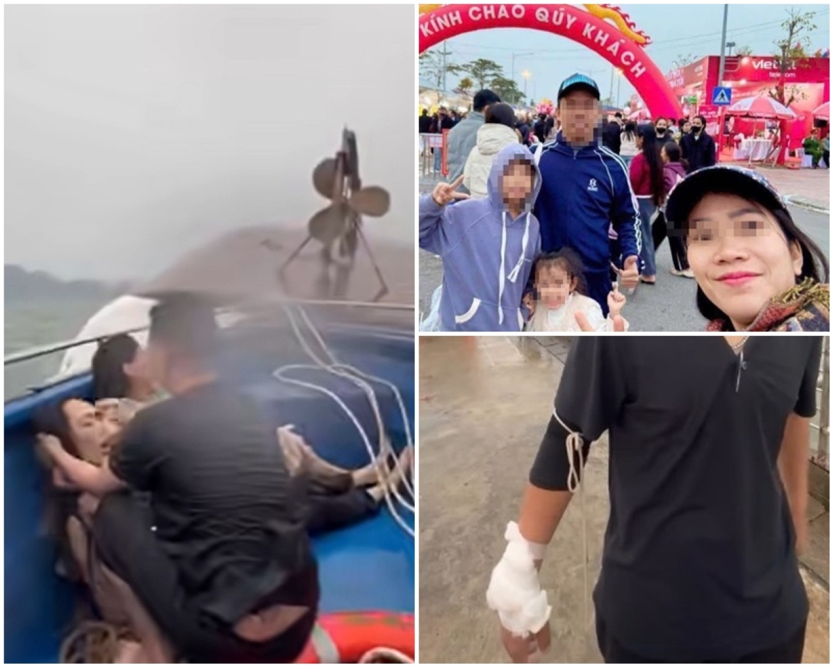 Vụ lật tàu du lịch ở Quảng Ninh: Xót xa gia đình 4 người cứu được vợ, chồng và 2 con vẫn mất tích