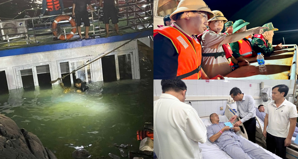 Công bố nóng về vụ lật tàu Quảng Ninh: Còn 4 nạn nhân mất tích, số hành khách không phải 53 người?